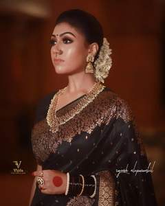 ผ้าไหมนุ่ม banarasi Saree กับทอทองแดง zari กับหนักขอบ zari กับเสื้อ raming - Product Image 2