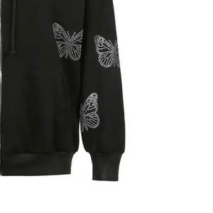 Sudaderas con capucha de secado rápido con diamantes de imitación para hombre - Product Image 6