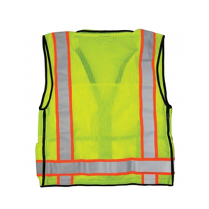 Chaleco DE SEGURIDAD personalizado de alta visibilidad impermeable y reflectante de seguridad con soporte de logotipo personalizable - Product Image 6