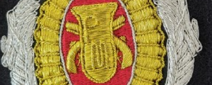 Écussons de sécurité personnalisés de haute qualité, brodés en forme de cœur, emblèmes, badges, fils de bullion, accessoires uniformes, aimants, chapeaux - Product Image 6