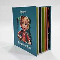 Servicio de Impresión Offset de Libros de Cuentos Educativos para Niños con Tapa Dura, Impresión Personalizada al por Mayor, Encuadernación Perfecta, Material de Cartón