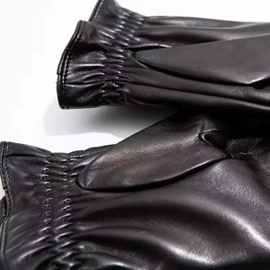 Nouveaux gants d'hiver en cuir véritable personnalisés dames cycle de conduite gants d'hiver peau de vache peau de mouton écran tactile gants unisexe - Product Image 4