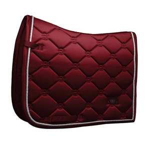 Selle de dressage pour cheval avec logo personnalisé, couleurs personnalisées, tissu en coton de haute qualité, rembourrage en mousse réglable, tapis de selle - Product Image 6