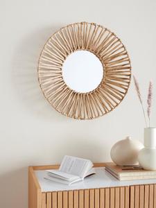 Cadre de miroir antique en jacinthe d'eau vintage minimaliste moderne de luxe de taille personnalisée pour décoration intérieure salon salle de bain mur anniversaire - Product Image 5