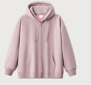 Personnalisé Haute Qualité 500 Gsm Épais Coton Hommes Vintage Pleine Fermeture Éclair À Capuche 100% Coton Toile Solide Motif Logo Vêtements D'hiver - Product Image 2