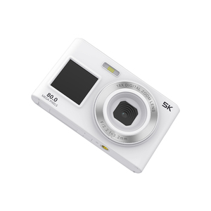 กล้อง CMOS 5K 80MP จอคู่ รองรับ SD การ์ด พร้อมระบบกันสั่นภาพ กล้องดิจิตอลพกพาสำหรับนักเรียน ถ่ายเซลฟี่ และไมโครวิดีโอบล็อก - Product Image 1