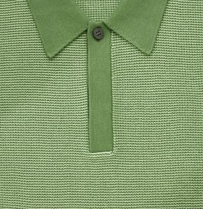 Camisa térmica de algodón de alta calidad Camiseta bordada personalizada Térmica Peso pesado 100% Algodón Precio alto Hombres Camisetas de polo Casuales - Product Image 5