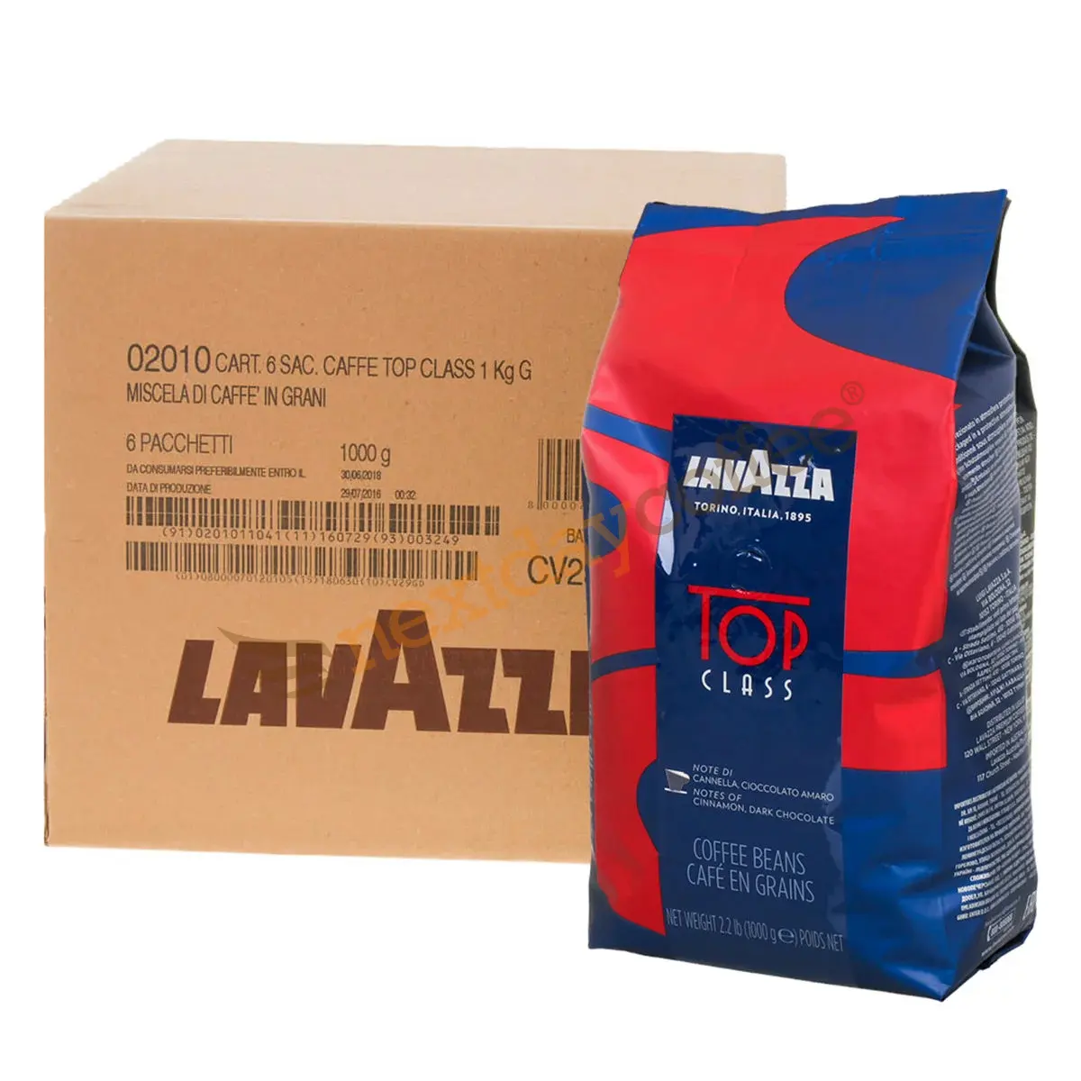 Grãos de café torrados Lavazza Premium Lavazza Café Crema Classico de alta qualidade em estoque