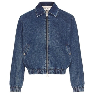 Unisex <b>Jean</b> <b>Work</b> Jackets For <b>Men</b> Soft Comfortable Denim Coats Custom Factory Bulk Manufacturing Distressed Acid Wash Style - Product Image 1