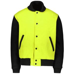 Venta caliente chaqueta de béisbol bordada de estilo Retro para hombres Stand Collar High Street Plus Oversized Limited Varsity Jersey Jacket - Product Image 2