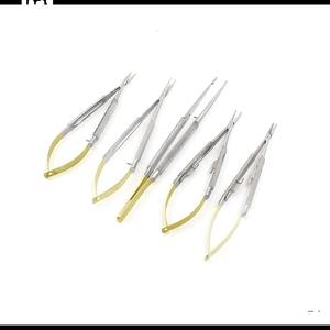 Castroviejo-Micro Tijera con Mango Recubierto de Titanio Negro Jet, Instrumento Quirúrgico Dental, Autoclavable, 16cm,18cm, 20cm - Product Image 2