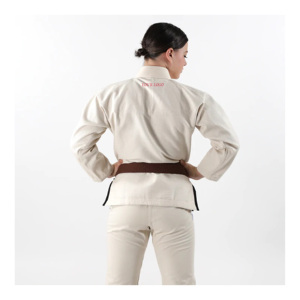 Traje de Karate con logotipo personalizado de fábrica, uniforme de artes marciales, Judo, BJJ, Gi, Kimono, Jiu Jitsu, WTF, Taekwondo, ITF - Product Image 5