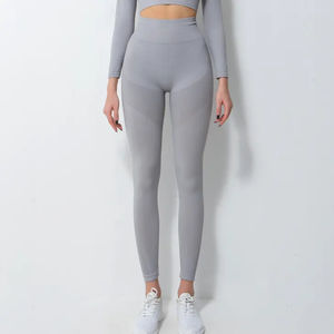 Venta caliente Leggings acanalados con XL Tank Top Gym & Fitness Wear Conjuntos de Yoga de cintura alta para mujeres Tallas grandes Servicio de consolidación - Product Image 5