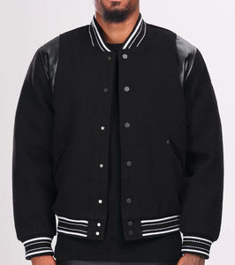 เสื้อแจ็คเก็ตขนแกะฤดูหนาวปี 2026 แบบขายส่งสั่งทำพิเศษสำหรับผู้ชาย ผ้าโพลีเอสเตอร์ผสมฝ้าย คอตั้งหนา กันลม ระบายอากาศได้ดี ซับในใยไผ่ - Product Image 1