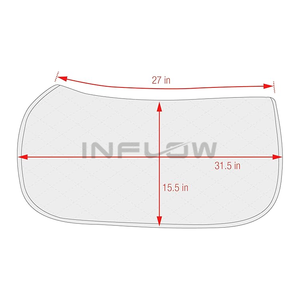 Haute qualité équestre fournisseur cheval Dressage vague diamant tapis de selle personnalisé cheval tapis de selle mousse Satin - Product Image 5