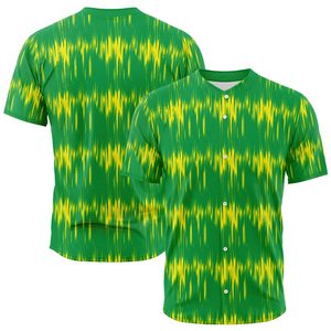 Venta al por mayor de moda de manga corta Jersey de béisbol personalizado de secado rápido Softball Jersey con sublimación transpirable precio barato - Product Image 3