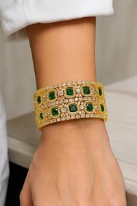 Ensemble de bracelets élégants AD pour femmes Bracelets américains en diamant pour tenues ethniques et modernes Vêtements quotidiens, fêtes et occasions spéciales - Product Image 3