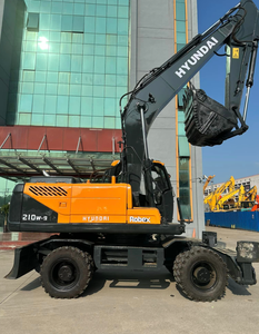 Excelente estado 210w-9 Excavadora hidráulica Hyundai Motor de engranaje de 21 toneladas Motor incluido Componentes del núcleo Excavadoras usadas de Corea - Product Image 2