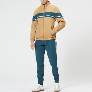 Sudadera para hombre, conjunto de 2 piezas, chándales, ropa deportiva verde, trajes 2025, conjuntos para hombre, chaqueta de talla estadounidense, pantalones, chándales informales - Product Image 2