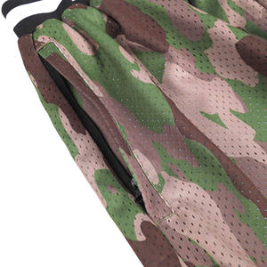 Pantalones cortos transpirables de tela personalizada para hombre, ropa de calle, pantalones cortos deportivos para gimnasio, pantalones cortos de malla de secado rápido para Fitness - Product Image 2