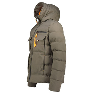 Poignets élastiques de style européen Poches supplémentaires Veste matelassée à capuche avec fermeture éclair pour hommes Vêtements d'extérieur respirants isolés Veste durable - Product Image 3