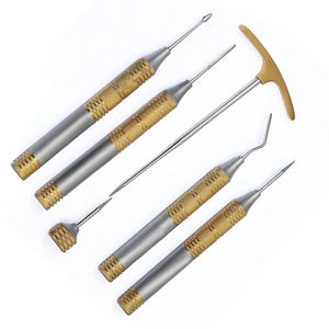 6 uds extracción Dental Flexible periotomo tornillo Kit elevadores conjunto de instrumentos periodontales - Product Image 4