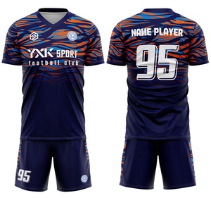 ชุดฟุตบอลสำหรับผู้ชายไซส์พิเศษเสื้อเจอร์ซีย์ฟุตบอลแบบย้อนยุคพิมพ์โลโก้เสื้อเจอร์ซีย์อเมริกัน - Product Image 1