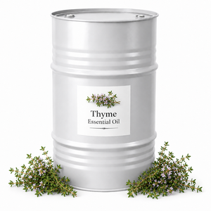 Huile Essentielle de Thym Bio en Gros Thymus Borneol Distillée à la Vapeur Hydratant Écologique USDA Ecocert Maroc Cosmétique en Gros - Product Image 1