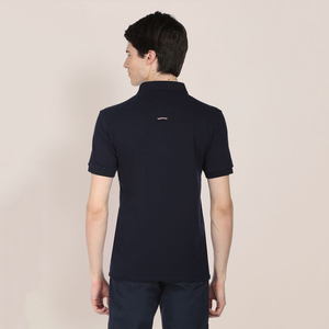 Ropa de calle informal 2023 Material de algodón de alta calidad OEM ODM Hombres Color sólido Polo Golf Camiseta - Product Image 5