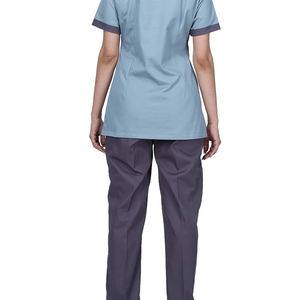 Ensemble d'uniformes d'hôpital de haute qualité avec logo personnalisé OEM, chemise à manches courtes pour infirmières, pantalon avec fermeture éclair, détection des aiguilles - Product Image 5