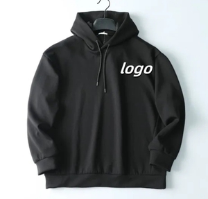 Alta calidad 360g polar peso pesado en blanco liso personalizado Puff impresión bordado Unisex hombres esencial Sudadera con capucha - Product Image 3