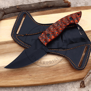 Cuchillo de Caza Táctico Compacto, Acero con Alto Contenido de Carbono, Recubrimiento Negro, OEM, Duradero, para Campismo y Supervivencia, Calidad de Exportación, Afilado, 3 Años de Garantía - Product Image 2