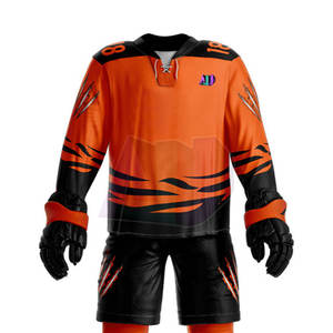 Uniforme de hockey sur glace pour équipe sportive, respirant, évacuant l'humidité, 100% polyester, conçu pour les séances d'entraînement, performance constante - Product Image 5