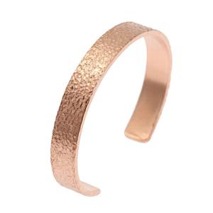 Copper Hammered Vintage Eco-Friendly Antique Copper Plated <b>Cuff</b> <b>Bracelet</b> for Unisex <b>Fashion</b> Gift - Product Image 5
