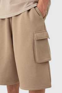 Custom Logo <b>Men's</b> Acid Wash 3/4 Length <b>Baggy</b> Shorts Double-Waisted Cotton Cropped <b>Trousers</b> in Casual Style 100% Cotton - Product Image 6