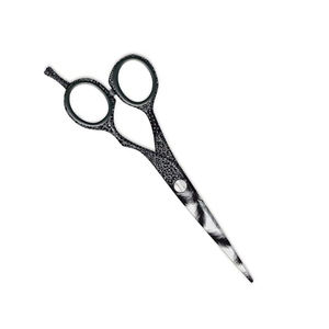 Beauty Parlor <b>Scissor</b> With Adjustable Finger Rest Best Wholesales Hair Cutting <b>Scissor</b> <b>Paper</b> Coated Straight Sharp Blade - Product Image 3