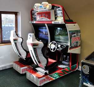 Pour la machine de jeu d'arcade double Rally 2 Classic, simulateur de conduite pour deux joueurs - Product Image 1