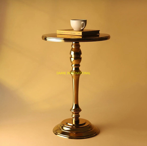 Mesa auxiliar de lujo con diseño artístico, mesa de acento hecha a mano única para sala de estar, dormitorio, salón, muebles de Hotel y oficina - Product Image 5