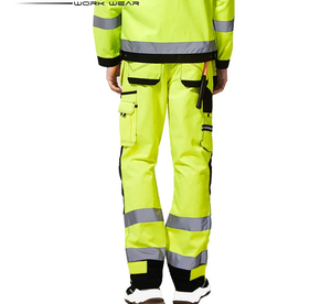 กางเกงจ็อกเกอร์ผู้ชายผ้าโพลีเอสเตอร์แบบกำหนดเอง ได้รับการรับรองมาตรฐาน Oeko-Tex พร้อมกระเป๋าคาร์โก้สะท้อนแสงและดีไซน์พิมพ์ลายดิจิทัลตามสั่ง - Product Image 4