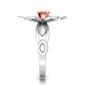 Conjunto de Joyería de Aniversario de Bodas para Mujer en Oro de 14k, con Diamantes Naturales Cultivados en Laboratorio, Anillo de Eternidad con Engaste de Puntas, Certificado IGI - Product Image 2