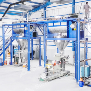 壁用パテ製造工場建設 パテ表面処理材料生産 大規模粉末ミキサー生産ライン - Product Image 2