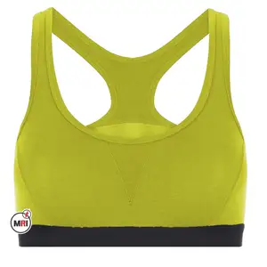 Bright fitness bra nylon yoga wear seamless high support sports bra best product Sublimation Print Embroidered Crop Tops Sport