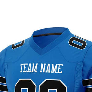 Jersey de Fútbol Americano para Hombre de Alta Calidad, Personalizado con Nombre y Número, Transpirable, Absorbente de Humedad, 100% Poliéster, Superventas - Product Image 6