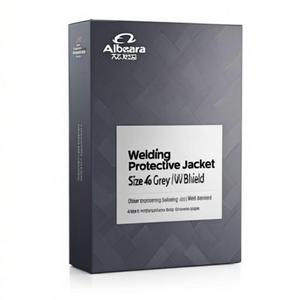 Welding <b>Protective</b> Jacket Size 46 Grey/Black by Weld <b>Shield</b> - Product Image 2