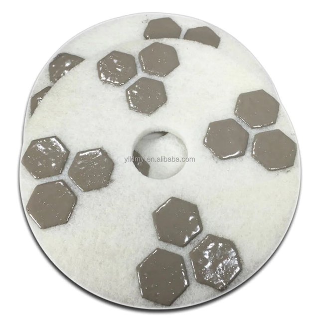 Sponge Fiber Based HONEYCOMB Diamond Floor Pad for Concrete, Marble, or Limestone