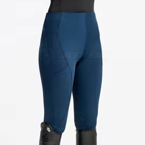 Culotte en matériau souple avec coupe mi-haute et style classique pour les femmes Cavalières Culotte d'équitation - Product Image 4