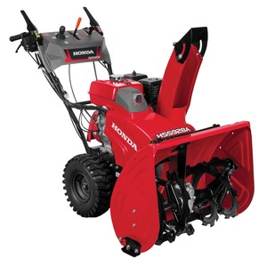 Soplador de nieve a gasolina de dos etapas con taladro despejador Honda HSL2511 Smart Auger FI Track, color rojo y gris, modelo HSS928A - Product Image 1