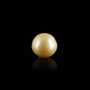 Perle d'eau douce naturelle de 4,68 carats, couleur or, pour la fabrication de bijoux - Product Image 2