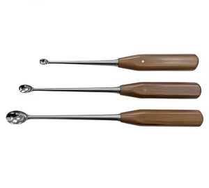 Curette à cuillère Hatt pour ligament fémoral, ensemble de 3 pièces, acier inoxydable, instruments chirurgicaux orthopédiques vétérinaires, SURGIGYNE - Product Image 5