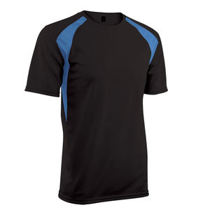 เสื้อยืดฟุตบอลแนวสปอร์ตสวมใส่สบายสำหรับผู้ชายโลโก้แบบกำหนดเองผ้าถักแบบระบายอากาศได้และติดฉลากเพิ่มเติม - Product Image 3